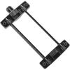 Racktime Snap-it Adaptor Hole Spacing 195 x 100 mm, black