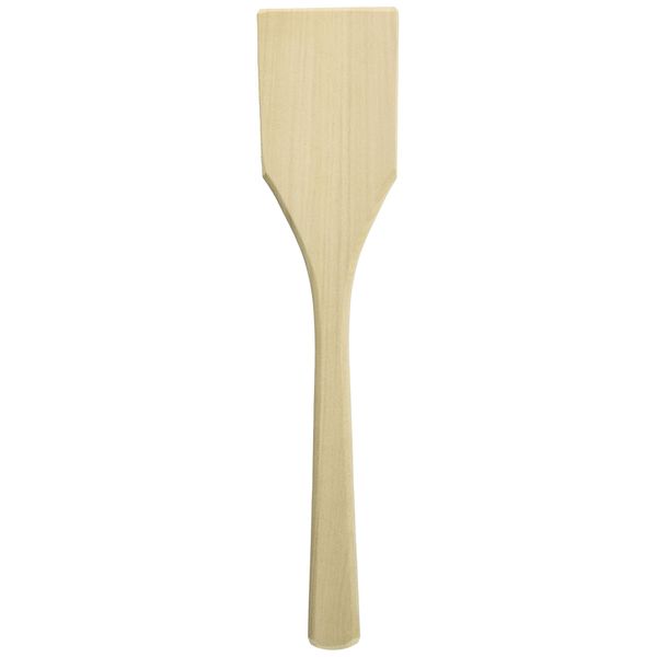 Endoshoji Commercial Square Spatula, Japanese Magnolia Wood, Made in Japan 