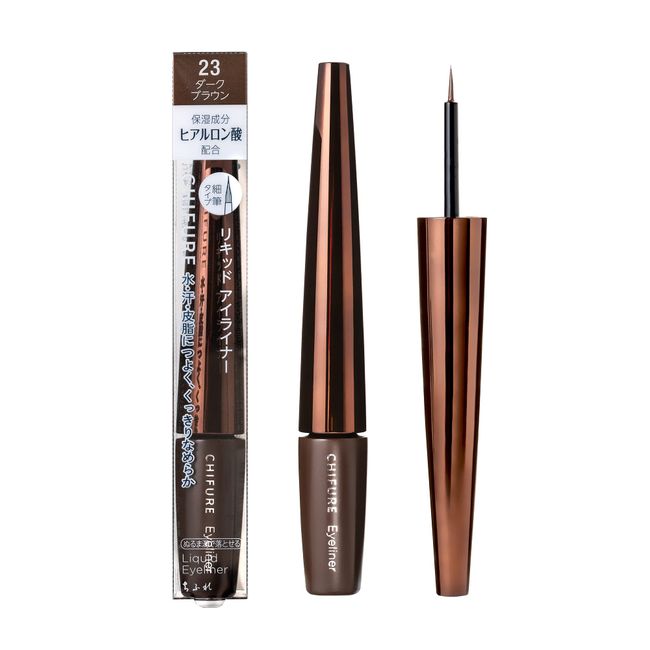 Chifure Liquid Eyeliner, Urn Type, Dark Brown, 1 Piece (x 1)