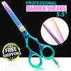 Hairdressing Barber Salon Scissors 5.5''Hair Thinning Multi Color Scissors Sharp