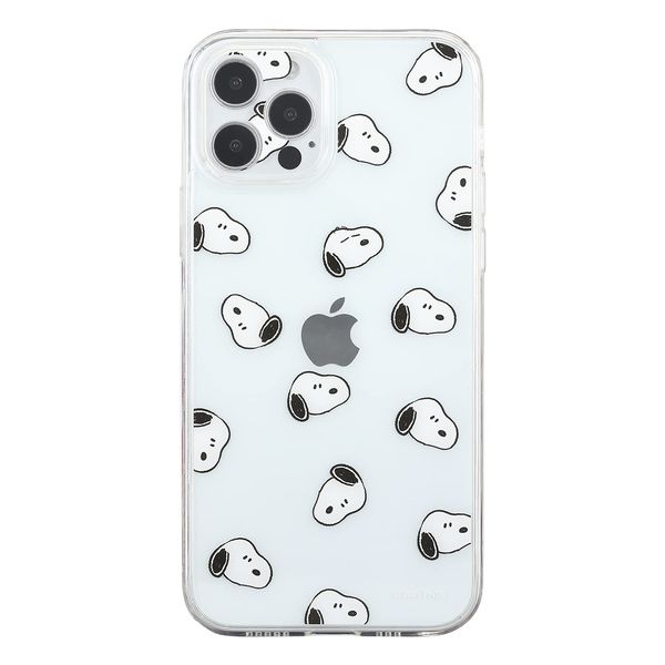 Gourmandies Peanuts IIIIfit Crystal Shell iPhone 12 Pro Compatible Case, Full Handle, SNG-587C, Clear
