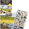 D-Day Beach Attack - Rub Down Transfers World War 2 Battle Scene