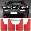 Red Mud Flaps Splash Guards Mudflap Mudguards For Subaru Impreza WRX STI Legacy