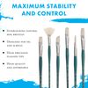 Princeton Ashley Paintbrush, Size 8, Blue Green