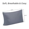 Pamposh Pillow Cases 2 Pack Premium Brushed Microfibre Pillow Covers (Grey)
