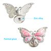 Butterfly Cupboard Knobs,6 pcs Hand-Painted Butterfly Cabinet Knobs Drawer Pull Handle for Decorative Drawers, Wardrobes, Cabinets (Pink)