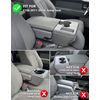 Console Lid Armrest Polyester Cover Protector for 2011-2014 Ford F150 Bench Seat