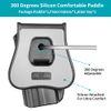M&P 9MM Holster, OWB Paddle Holster Fit Smith & Wesson M&P 9MM/.40 M2.0 Full Size 4.25'' and M2.0 Compact 4'' 3.6''. Outside Waistband Carry Holster, 360 Adjustable/Index Finger Release- Right Hand