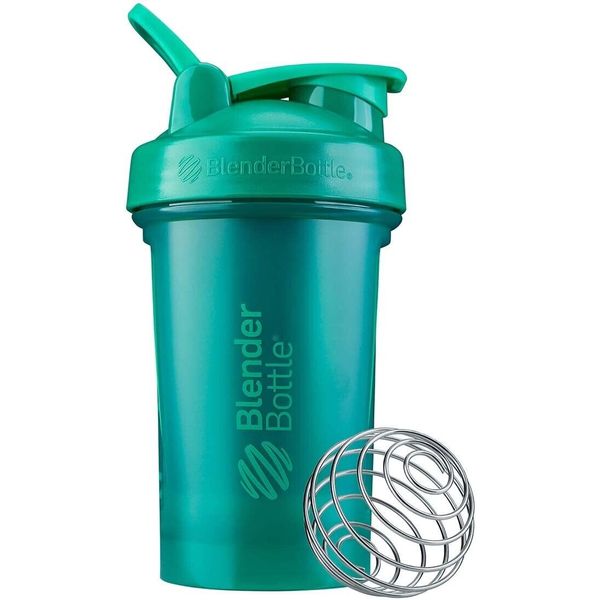 Shaker Bottle Perfect for Protein Shakes and Pre Workout, 20-Ounce, Green