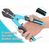 DURATECH 8-inch Mini Bolt Cutter Bi-Material Ergonomic Handle Grip Security Lock