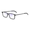 Read Optics Blue Light Glasses Zero Magnification for Anti Glare Eye Protection for Computers & Screens, Thin Black Flat Easy Folding Frames from