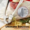 Premium Garlic Press - Heavy Duty, Easy Clean, Rust Proof, Dishwasher Safe