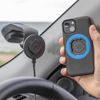 Quad Lock Suction Windshield/Dash Car Mount Kit with Wireless Charging Head (V2) and MAG Galaxy S24 Case
