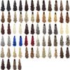 prinfantasy Long Ponytail Extension Curly Clip in Hair Extensions Pony Tails Claw on Wavy Synthetic Hairpieces Jaw One Piece for Women Girls Natural GBMW016