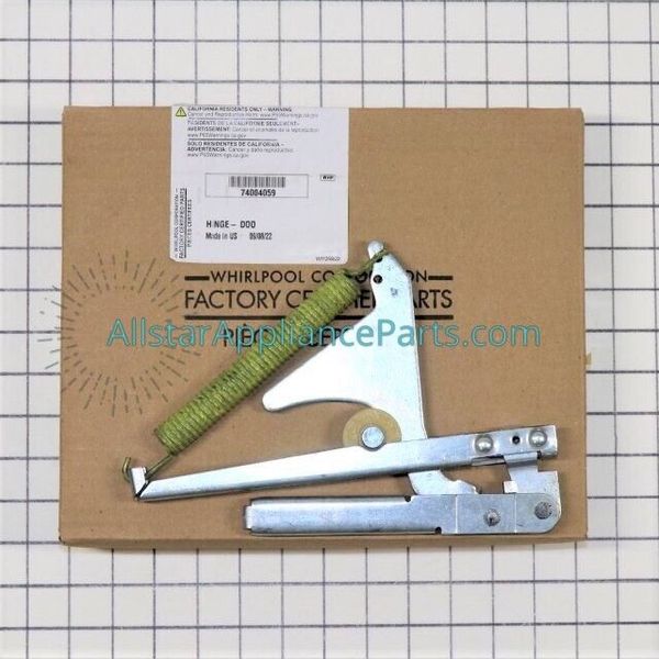 Whirlpool Range/Stove/Oven Door Hinge 74004059