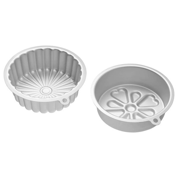 Baking Tin, Silver-Colour, 0.5 Liter 2 Pack, Assembled Size: Volume: 0.5 Liter Package Quantity: 2 Pack