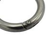 Stainless Steel Split Ring with Clip & Pin 6MM x 30MM