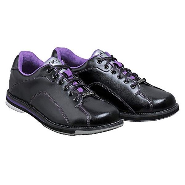 (High Sports) Bowling Shoes HS-390 Black Purple 23.0cm / Right Throw [Bowling Supplies]