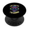 Can't Hear You I'm Gaming Skull Headset PopSockets Adhesive PopGrip