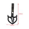 Devil Demon Broken Heart BLACK JDM TSURIKAWA Ring Subway Train Bus Handle Strap Charm Drift