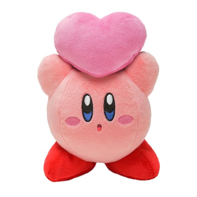 Kirby Series Throwing Friends Heart Plush Toy