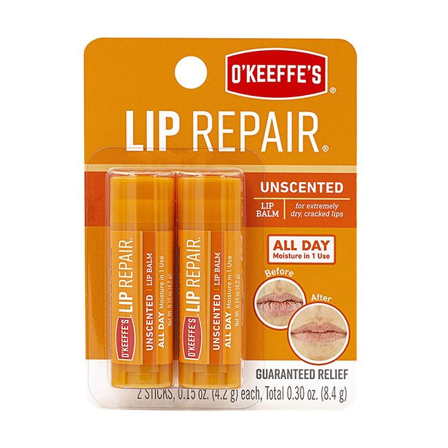 <br> O&#39;Keeffe&#39;s 2-piece lipstick O&#39;Keeffe&#39;s unscented lip repair lip balm