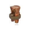 NSI N-3/0 Split Bolt Connector for Copper and Copperweld Wire, 0.258" - 0.470" Wire Diameter Range, 500lbs Torque
