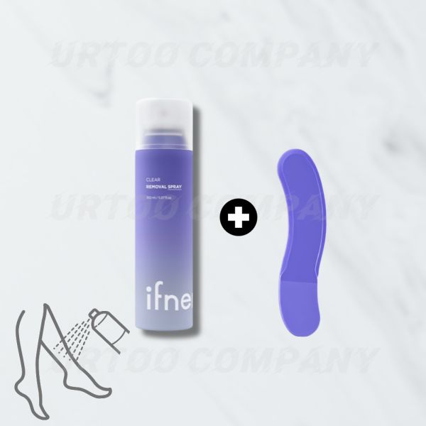 1 Ifnery Clear Hair Removal Spray 150ml + 1 Curve Spatula