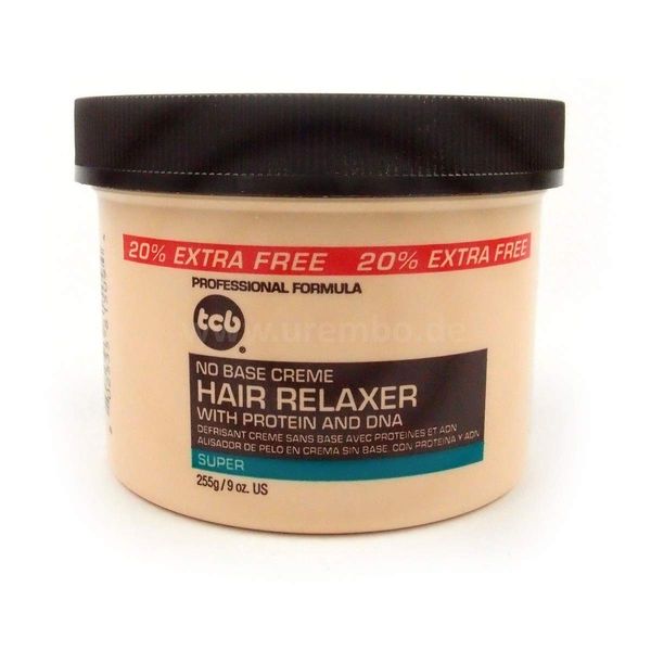 TCB Hair Relaxer with Protein and DNA Super 212GR, Schwarz, Standard