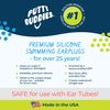 Earvolution Floating Putty Buddies Ear Plugs for Swimming - Invented by an Ear Physician - Moldable, Premium Silicone - Floats on Water- Waterproof - Made in The USA - 10 Pack - Assorted