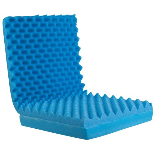 DMI Egg Crate Sculpted Foam Chair Cushion, Seat Cushion, Car Seat Cushion, Office Chair Cushion Relieves Back Pain, Tail Bone Pain, Sciatica, 32 X 18 X 3, Full Back