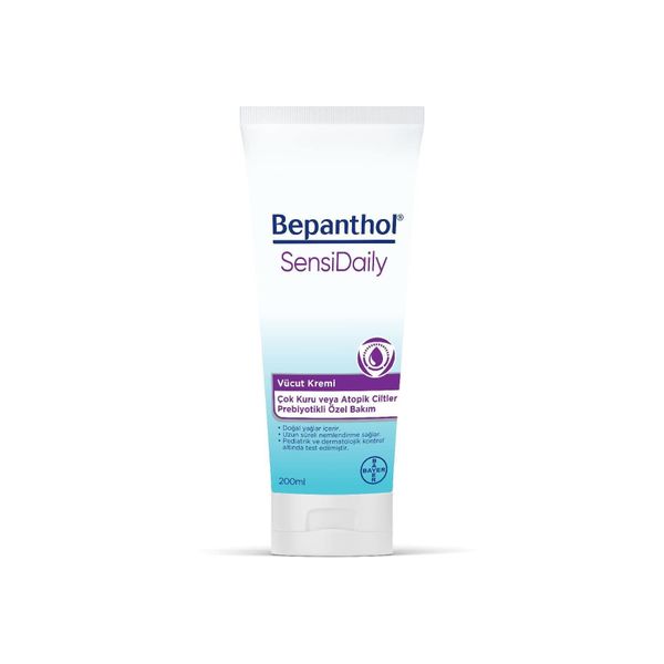 Bepanthol Sensidaily Vücut Kremi Çok Kuru ve Atopik Ciltler (200 ml)