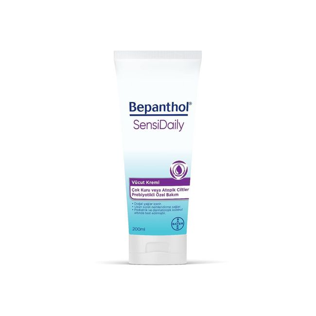 Bepanthol Sensidaily Vücut Kremi Çok Kuru ve Atopik Ciltler (200 ml)