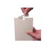 10 Pack Vertical Blind Vane Saver ~ White Curved Repair Clips ~ Fixes Broken