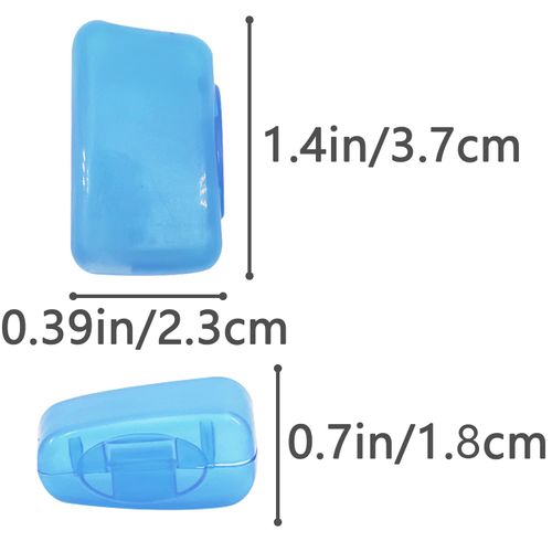 SUBTAVIK 10 Pieces Toothbrush Covers Travel Toothbrush Cover Portable Toothbrush Head Cover Mixed Color Toothbrush Cap for Home Travel Outdoor Camping Hiking Business Trip (5 Colors)