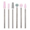 6pcs Nail Drill Bit Sets, Tungsten Steel Nail File Bits Nail Art Tools For Acrylic Nails, Electric Nail File Acrylic Gel Nail Bit Kit, Cuticle Remover Bits for Manicure Pedicure, Home Salon [JG #5]