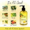 Renew Massage Oil with Orange, Lemon & Peppermint Essential Oils - Great for Massage Therapy or Home use. Ideal for Full Body – with Almond, Grapeseed & Jojoba Oils – by Brookethorne Naturals