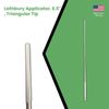 Set of 4 Lathbury Applicators, 6.5", Triangular Tip