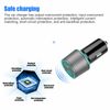 Gray Dual PDC Car Charger 20W Fast Charging Adapter