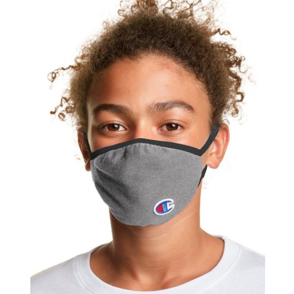 Champion 3 Pack Face Mask Concrete Age 5-12 4235