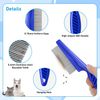 Flea Lice Comb Dog Cat 7PCS Pink (Blue#7)