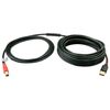 Lindy 15m Type A to B USB 2.0 Active Repeater Cable, Black