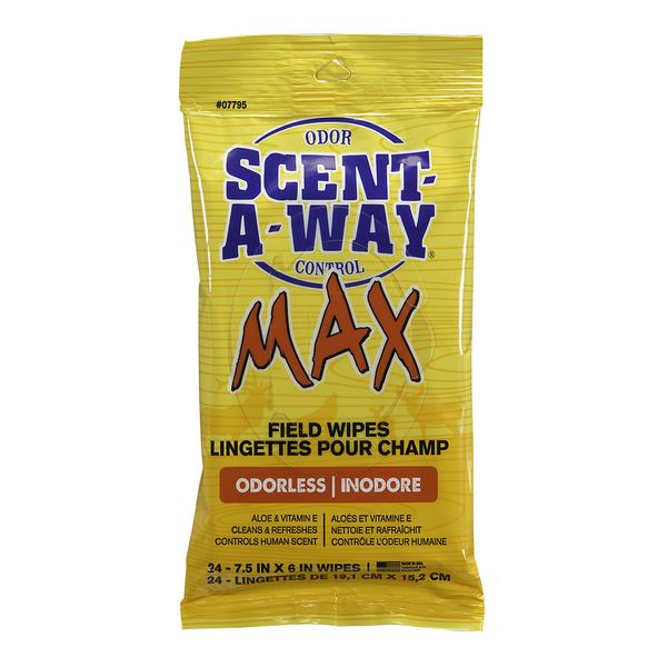 Hunters Specialties Scent-A-Way Field Wipes (24 Pack)