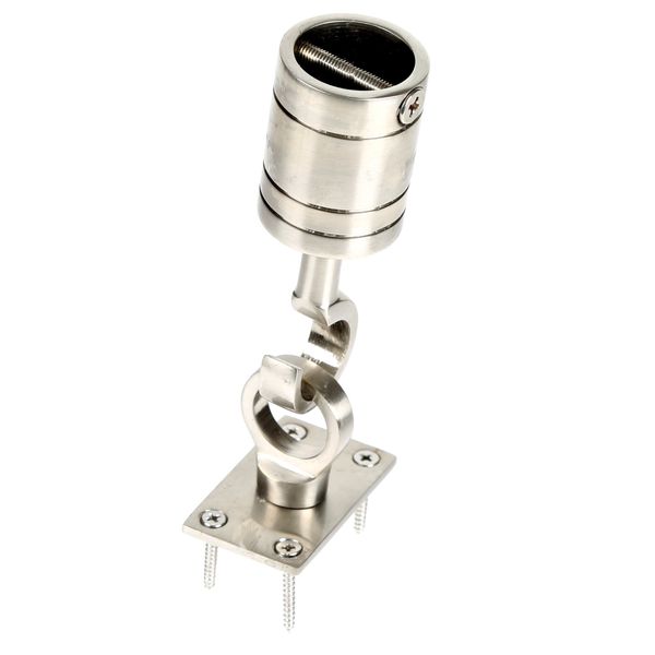 Other 24mm Satin Chrome Decking Rope Hook End Plate Rope Post Fitting Rope End Fixing