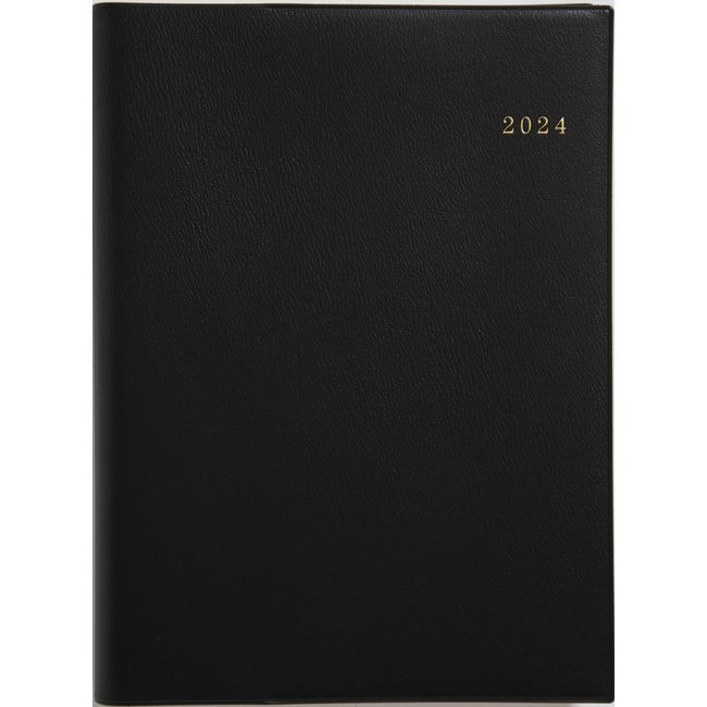 Takahashi 2024 A5 Weekly Ring Diary, Left, Black, No. 451 (Begins January 2024)