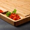 Extra Large Bamboo Cutting Board 17X12.6 Reversible With Juice Grooves