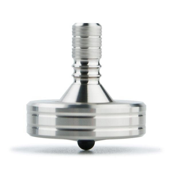 DjuiinoStar High Performance Spinning Top: Long Lasting (Best Record 11:39!), CNC Machined from Solid Stainless Steel, Great Time Killer, EDC Desktop Toy, for Serious Players