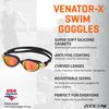 ZONE3 Venator-x Swimming Goggles, Silver White, One Size