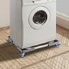 VEVOR Adjustable Washing Machine Stand Mini Fridge Stand 400 lbs Load 4 Wheels