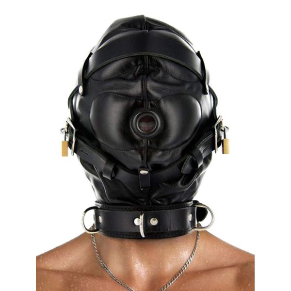Strict Leather Sensory Deprivation Hood, Small